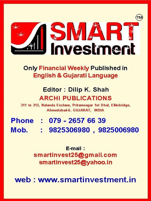 Title details for SMART INVESTMENT  by Archi Finmark and Communications Limited - Available